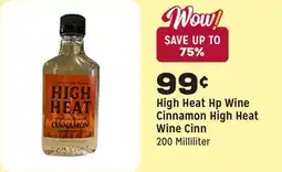 Grocery Outlet High Heat Wine Cinn offer
