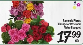 El Super Fresh Vintage or Rose and Alstro Bouquet offer