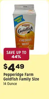 Grocery Outlet Goldfish Family Size offer