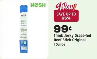Grocery Outlet Grass-fed Beef Stick Original offer