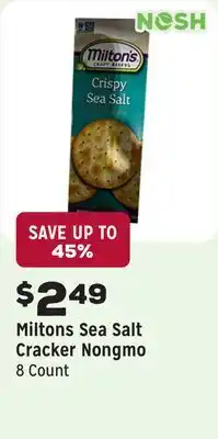 Grocery Outlet Sea Salt Cracker Nongmo offer