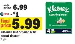 Meijer Kleenex flat or snap & go offer