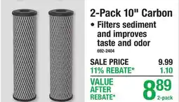 Menards 2-Pack 10 Carbon offer