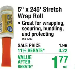 Menards 5 x 245' Stretch Wrap Roll offer