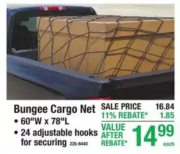 Menards Bungee Cargo Net offer
