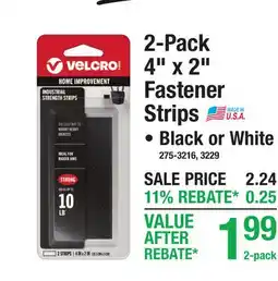 Menards 2-Pack 4 x 2 Fastener Strips offer