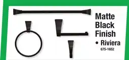 Menards Tuscany Matte Black Finish offer