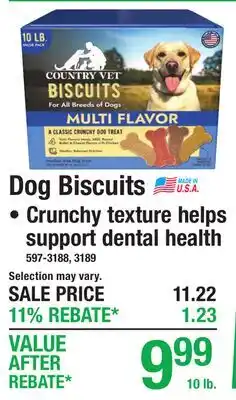 Menards Dog Biscuits offer