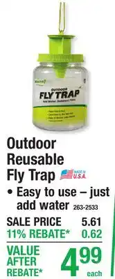 Menards Outdoor Reusable Fly Trap offer