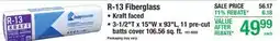 Menards R-13 Fiberglass Insulation offer