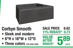 Menards Corbyn Smooth Retaining Wall Blocks offer