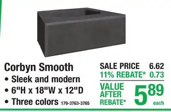 Menards Corbyn Smooth Retaining Wall Blocks offer