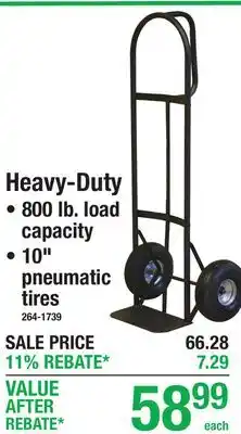 Menards Heavy-Duty hand Trucks offer