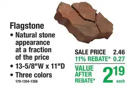 Menards Flagstone PAVERS & PATIO BLOCKS offer