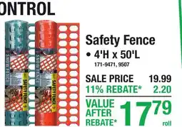 Menards Safety Fence EROSION CONTROLS offer