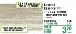 Menards Layered Essence TILE offer