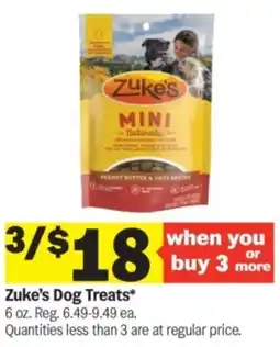 Meijer Zuke's dog treats offer