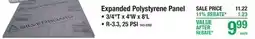 Menards Expanded Polystyrene Panel INSULATION offer