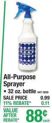 Menards All-Purpose Sprayer offer