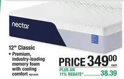 Menards Nectar 12 Classic offer