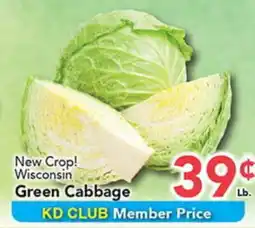 Eurofresh Market New Crop! Wisconsin Green Cabbage offer