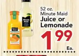 Eurofresh Market Minute Maid Juice or Lemonade offer