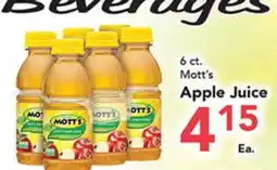 Eurofresh Market 6 ct. Mott's Apple Juice offer