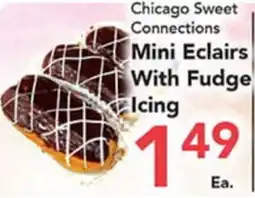Eurofresh Market Chicago Sweet Connections Mini Eclairs With Fudge Icing offer