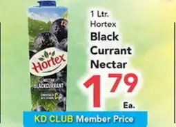 Eurofresh Market 1 Ltr. Hortex Black Currant Nectar offer