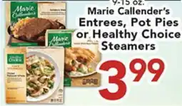 Eurofresh Market Marie Callender's Entrees, Pot Pies or Healthy Choice Steamers offer