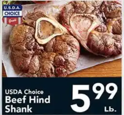 Eurofresh Market USDA Choice Beef Hind Shank offer