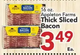Eurofresh Market Appleton Farms Thick Sliced Bacon offer
