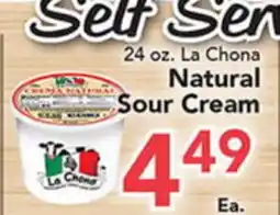 Eurofresh Market La Chona Natural Sour Cream offer