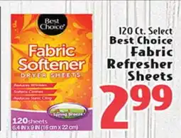 Eurofresh Market 120 Ct. Select Best Choice Fabric Refresher Sheets offer