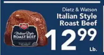 Eurofresh Market Dietz & Watson Italian Style Roast Beef offer