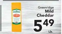 Eurofresh Market Greenridge Mild Cheddar offer