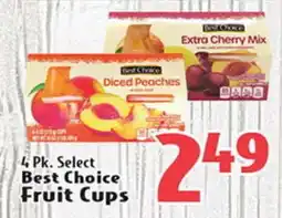 Eurofresh Market 4 Pk. Select Best Choice Fruit Cups offer