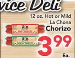 Eurofresh Market La Chona Chorizo offer