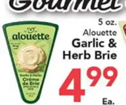 Eurofresh Market Alouette Garlic & Herb Brie offer