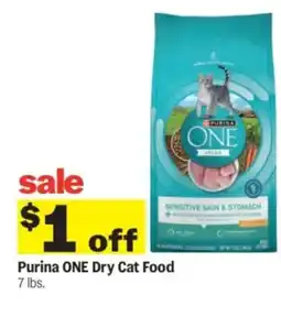 Meijer Purina one dry cat food offer