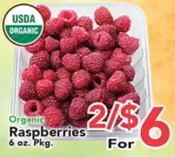 Eurofresh Market Organic Raspberries offer