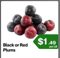 Market Place on Oakton Black or Red Plums offer