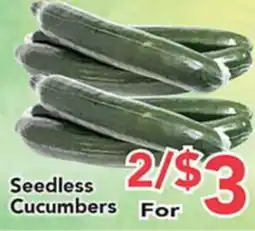 Eurofresh Market Seedless Cucumbers offer