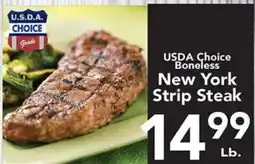 Eurofresh Market USDA Choice Boneless New York Strip Steak offer
