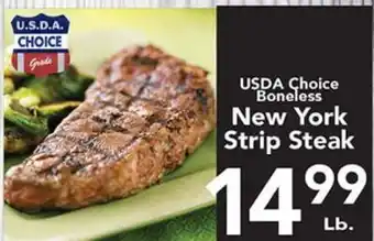 Eurofresh Market USDA Choice Boneless New York Strip Steak offer