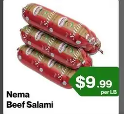 Market Place on Oakton Nema Beef Salami offer