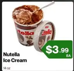 Market Place on Oakton Nutella Ice Cream offer