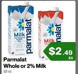 Market Place on Oakton Parmalat Whole or 2% Milk offer