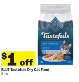 Meijer Blue tastefuls dry cat food offer