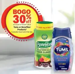 Meijer Tums or benefiber products offer